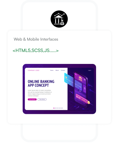 Responsive Web & Mobile Banking Interfaces